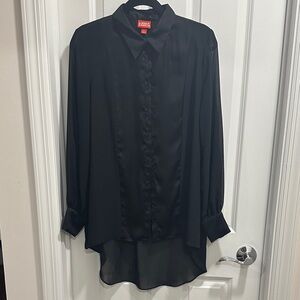 Kirna Zabete Elegant Black Blouse